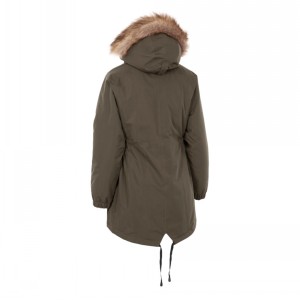 Trespass Ladies Celebrity Fleece Lined Parka Jacket